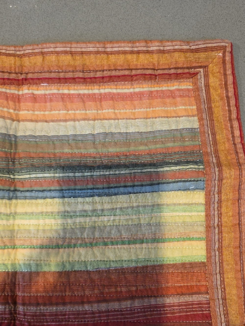 Striped Multicolor Shams - Picture 4 of 8